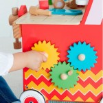 Antemergator din lemn cu multiactivitati Banc de Lucru Premergator